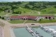Cedar Shore Marina full of boats on the Missouri River